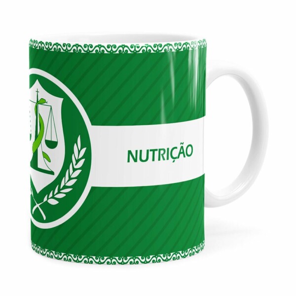 Caneca Profissões Nutrição V01 Branca
