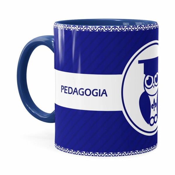 Caneca Profissões Pedagogia V01 Azul Escuro