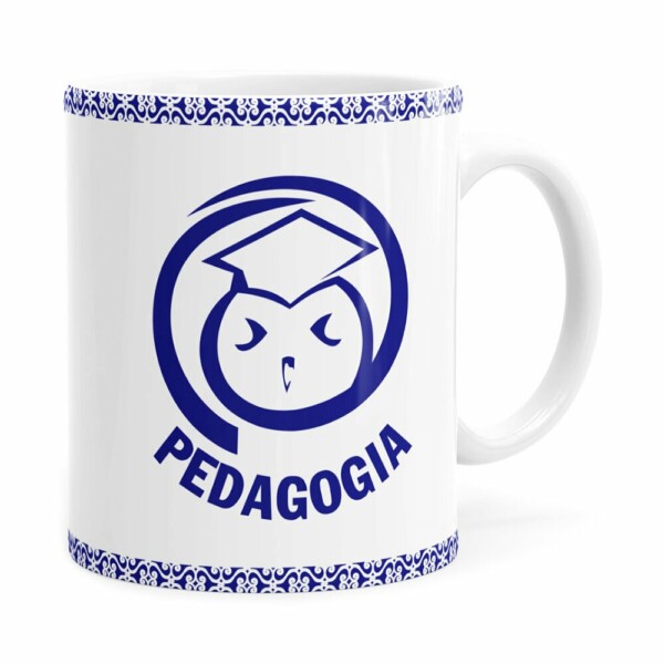Caneca Profissões Professor V01 Branca