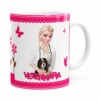 Caneca Profissões Veterinária Frozen Elsa Branca
