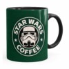 Caneca Star Wars Coffee Green Preta