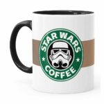 Caneca Star Wars Coffee Preta