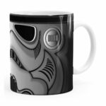 Caneca Star Wars Stormtrooper Cinza Branca