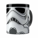 Caneca Star Wars Stormtrooper Cinza Preta