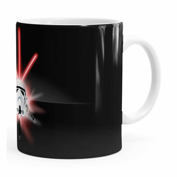 Caneca Star Wars Stormtrooper Espadas Branca