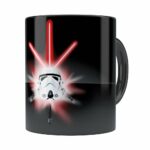 Caneca Star Wars Stormtrooper Espadas Preta