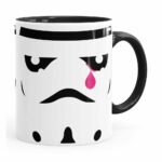 Caneca Star Wars Stormtrooper Face Lágrima Preta