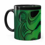 Caneca Star Wars Stormtrooper Green Preta