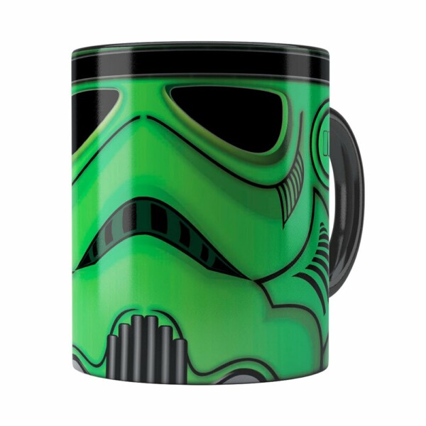 Caneca Star Wars Stormtrooper Green Preta