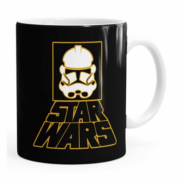 Caneca Star Wars Stormtrooper Logo V01 Branca