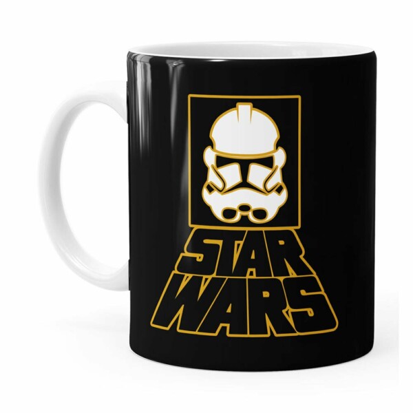 Caneca Star Wars Stormtrooper Logo V01 Branca