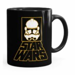 Caneca Star Wars Stormtrooper Logo V01 Preta