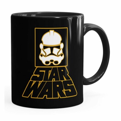 Caneca Star Wars Stormtrooper Logo V01 Preta