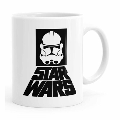 Caneca Star Wars Stormtrooper Logo V02 Branca