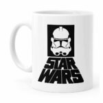 Caneca Star Wars Stormtrooper Logo V02 Branca