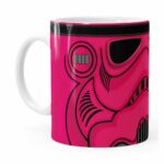 Caneca Star Wars Stormtrooper Pink Branca