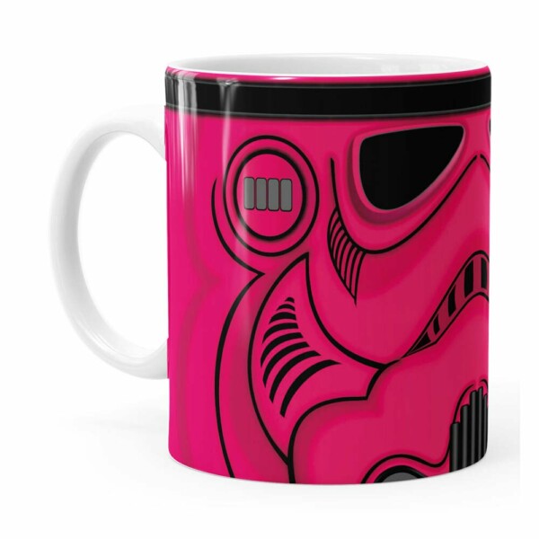 Caneca Star Wars Stormtrooper Pink Branca