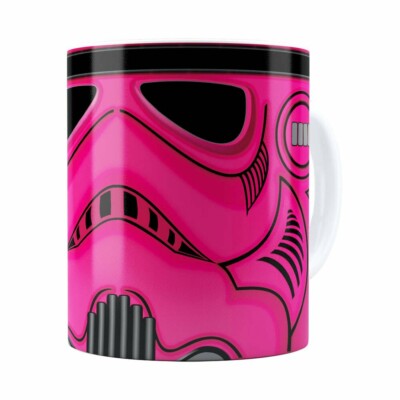 Caneca Star Wars Stormtrooper Pink Branca