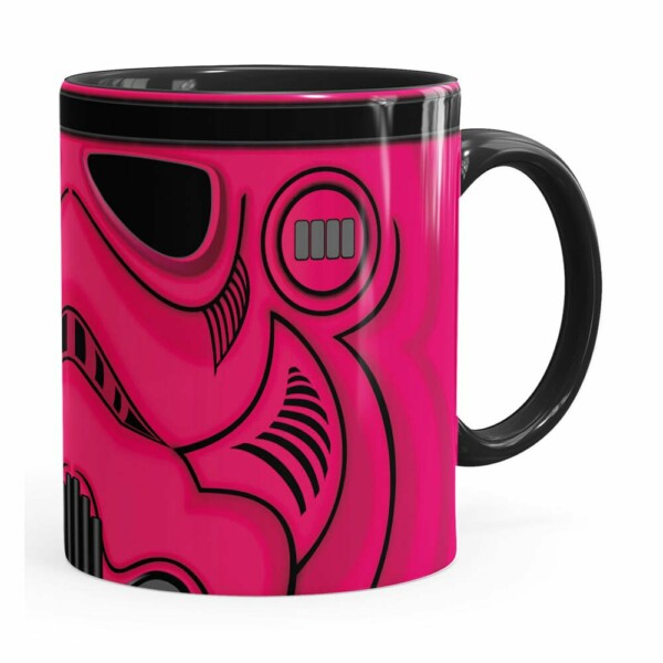 Caneca Star Wars Stormtrooper Pink Preta
