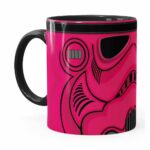Caneca Star Wars Stormtrooper Pink Preta