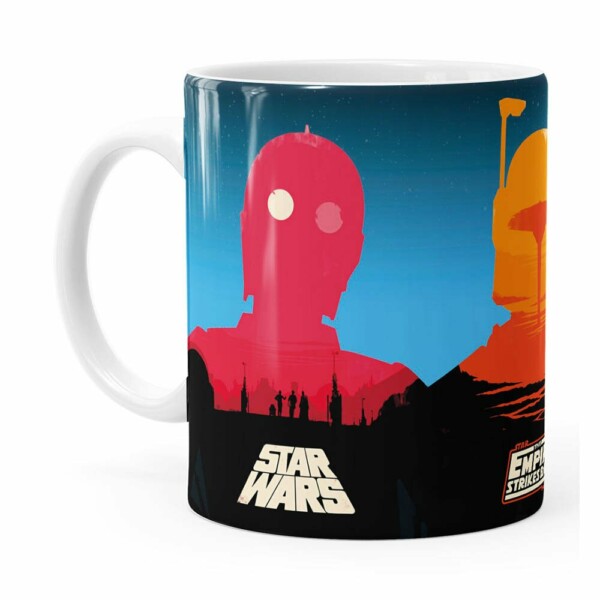 Caneca Star Wars Triologia Branca