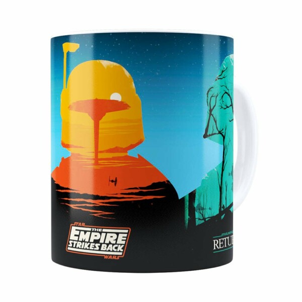 Caneca Star Wars Triologia Branca