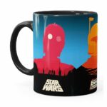 Caneca Star Wars Triologia Preta