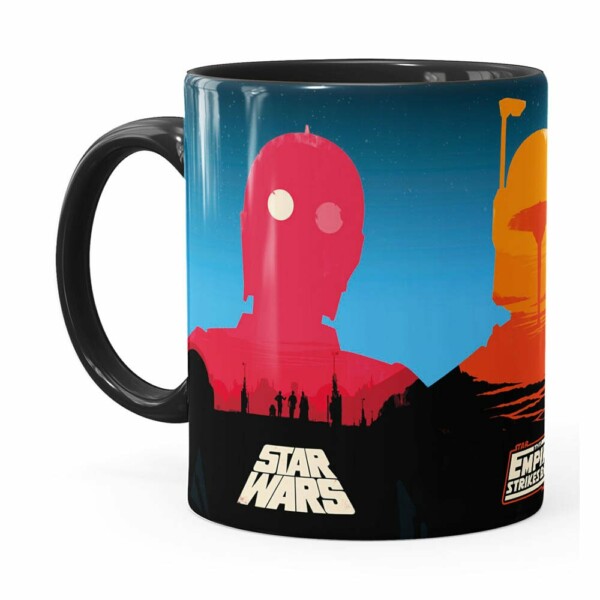 Caneca Star Wars Triologia Preta
