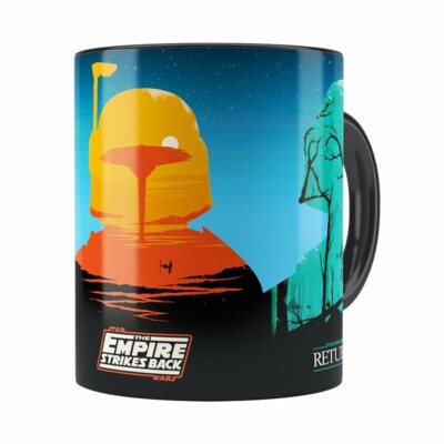 Caneca Star Wars Triologia Preta
