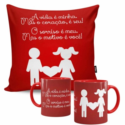 Kit Presente A Vida é Minha, Coração é Seu V02
