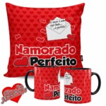Kit Presente Dia Dos Namorados 2 Canecas V36