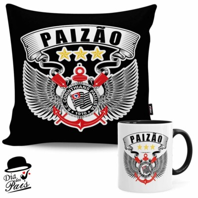 Kit Presente Personalizado Paizão Corinthians