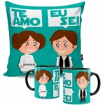 Kit Presente Princesa Leia E Han Solo