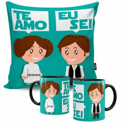 Kit Presente Princesa Leia E Han Solo