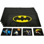 4 Jogos Americanos E Porta Copos Batman Enemies