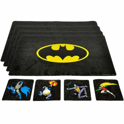 4 Jogos Americanos E Porta Copos Batman Enemies