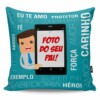 Almofada Personalizada Com Foto Pai No Celular