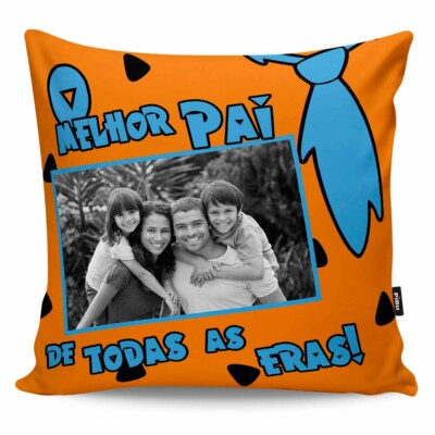 Almofada Personalizada Pai Todas As Eras Com Foto