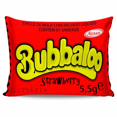 Almofada Retrô Bubbaloo Strawberry 20x30cm