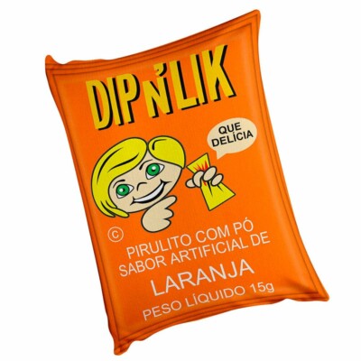 Almofada Retrô Dipnlik Laranja 20x30cm