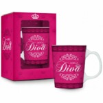 Caneca Amiga Diva Porcelana Premium