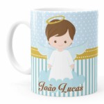 Caneca Personalizada Batizado Anjinho 03