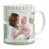 Caneca Personalizada Dindo Anjinho Verde Branca