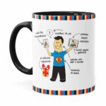 Caneca Família Pai Preta