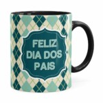 Caneca Feliz Dia Dos Pais V01 Preta
