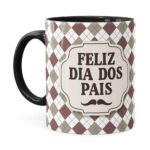 Caneca Feliz Dia Dos Pais V02 Preta
