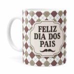Caneca Feliz Dia Dos Pais V02 Branca