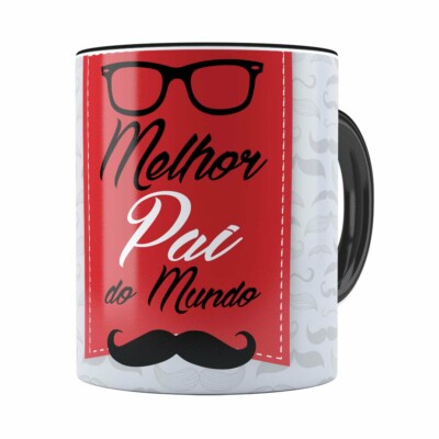Caneca Melhor Pai Do Mundo V01 Preta