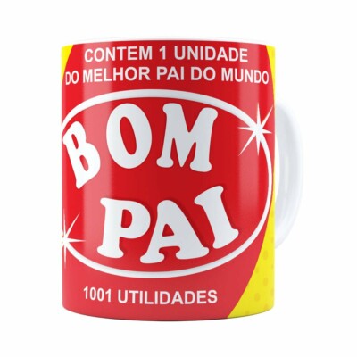 Caneca Pai Bombril 1001 Utilidades