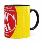Caneca Pai Bombril 1001 Utilidades Preta